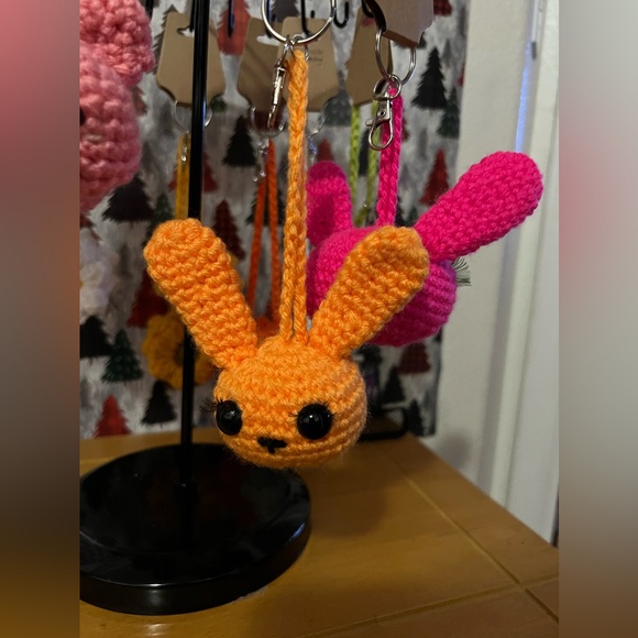 Crocheted Bunny Keychain/Bag Charm 🐰 - Picture 10 of 10